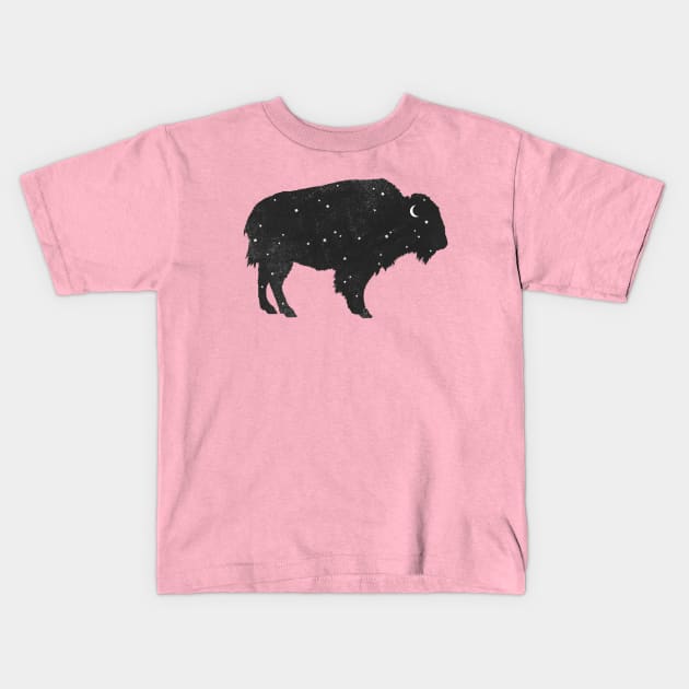 Mystic Buffalo Kids T-Shirt by Terry Fan